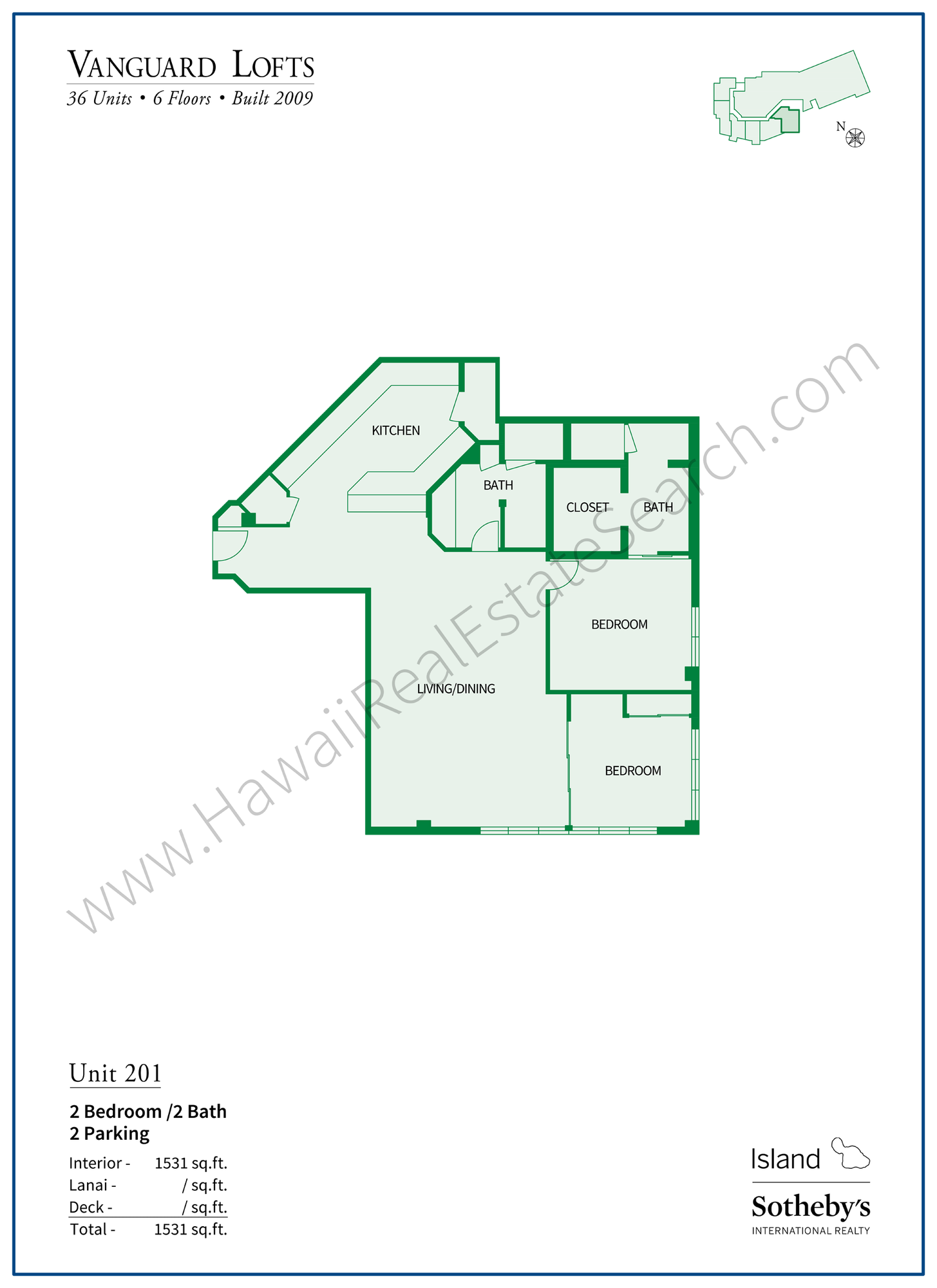 vanguard lofts floor plan unit 201